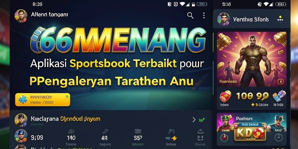 Tampilan utama gameplay 66MENANG dengan berbagai pilihan taruhan olahraga.