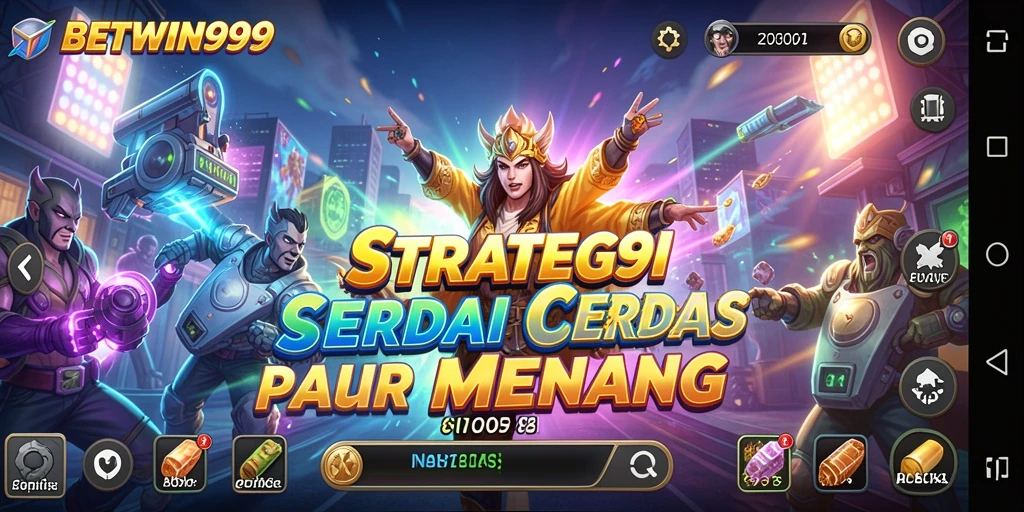 Tangkapan layar utama <strong>BETWIN999</strong> menunjukkan strategi mendominasi di battlefield.