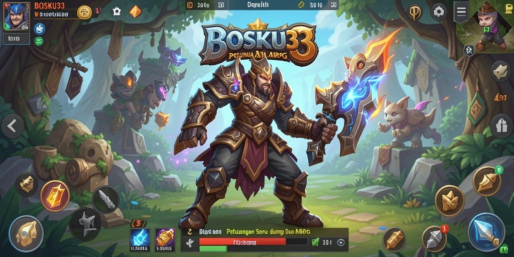 Gameplay BOSKU33 dengan karakter dan dunia yang menakjubkan.