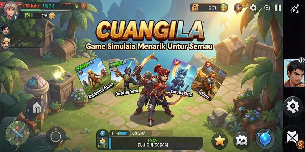 Tampilan gameplay menarik dan mendebarkan dari CUANGILA.