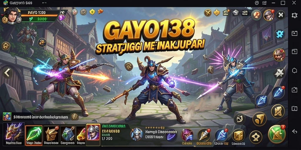 Tampilan gameplay menarik GAYO138 sebagai game SLG.