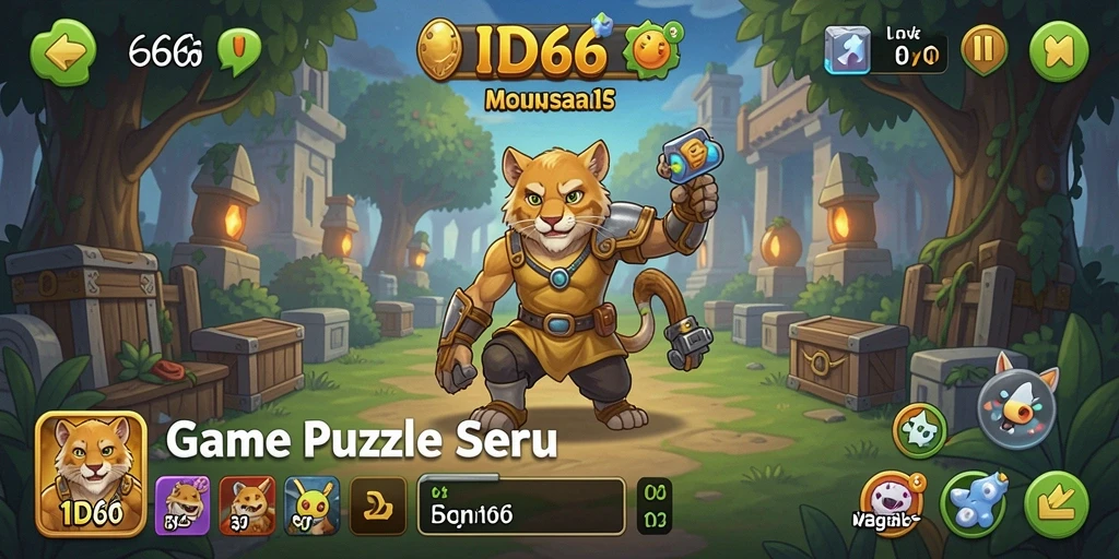 Screenshot gameplay ID66 menampilkan teka-teki menarik dan grafis yang menawan.