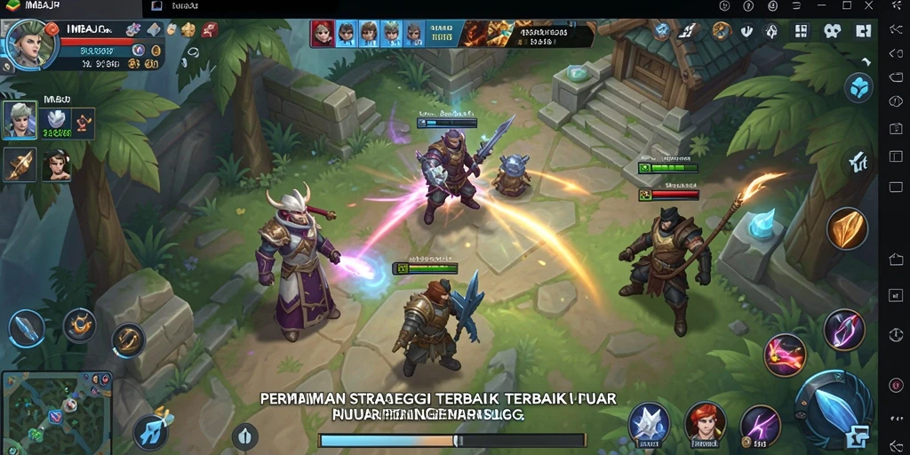 Tampilan gameplay menarik dari IMBAJP yang penuh strategi.