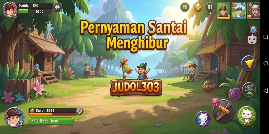 Tangkapan layar menampilkan gameplay santai dari JUDOL303.
