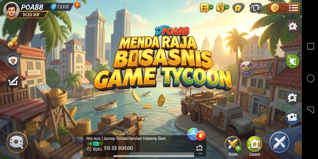 Tangkapan layar menampilkan gameplay menarik dan pengelolaan bisnis di POA88.