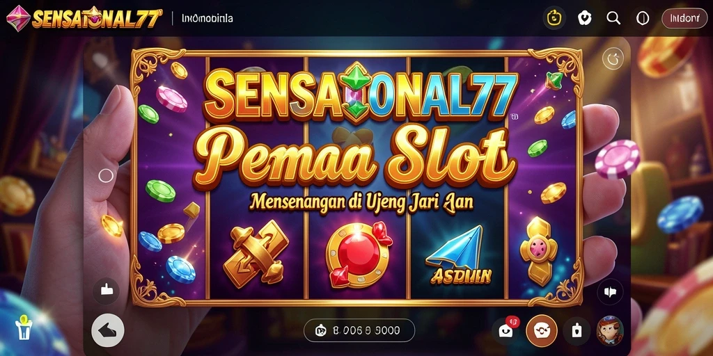 Tampilan gameplay Slot SENSATIONAL77 yang menarik dan seru.
