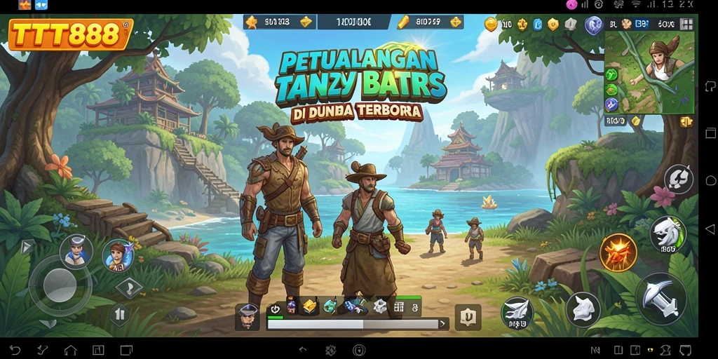 Gameplay seru dalam dunia Open World TTT888.